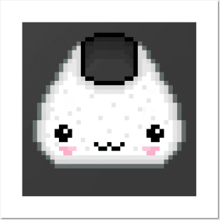 Pixel Onigiri Posters and Art